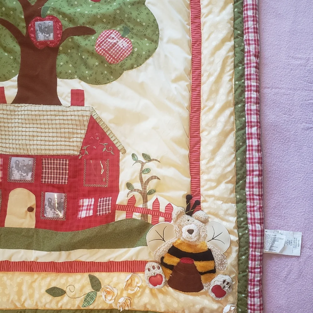 Apple Blossom Photo Crib Blanket Our Family Tree 50